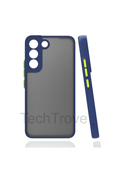 TechTrove Samsung Galaxy S22 Plus Kılıf Buzlu Tasarım Kenarları Yumuşak Kamer...