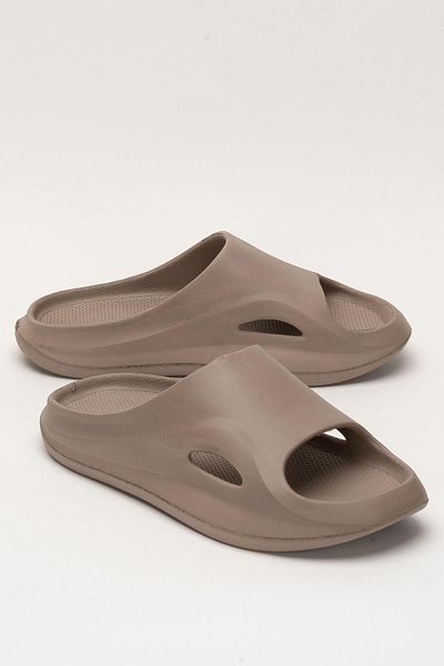 Liger Men's Eva Comfortable Comfort Beach Summer Daily Slippers Brown