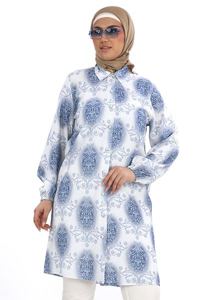 TUNİK Women's Patterned Hijab Tunic