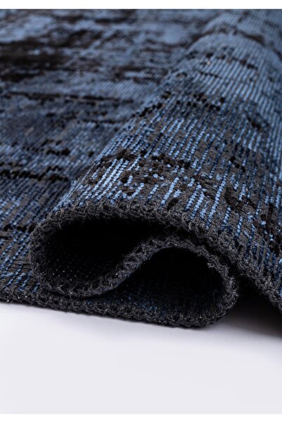 BM Home DISCRETE SİYAH - LACİVERT 200X250 CM HALI