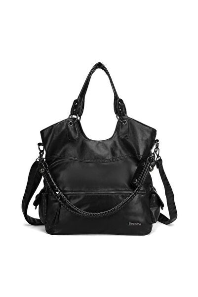 SMART BAGS BARCELONA YIKAMA DERİ KADIN SOFT OMUZ ÇANTASI