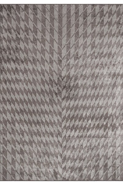 BM Home VECTOR KOYU GRİ - AÇIK GRİ 240X340 CM HALI