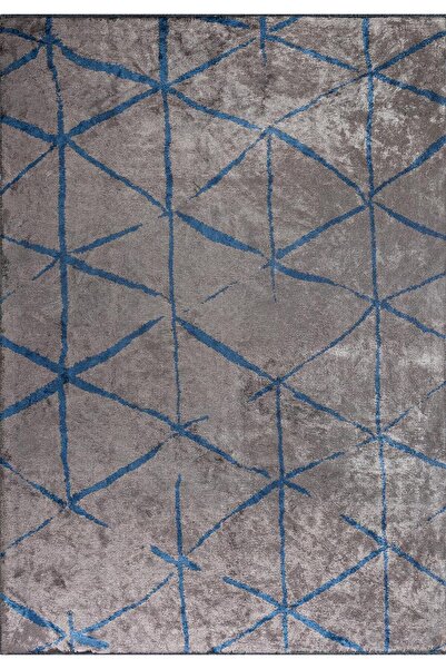 BM Home PALERMO LACİVERT - KOYU GRİ 240X300 CM HALI