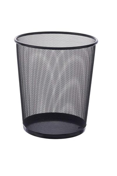 Need Μαύρος κάδος απορριμμάτων με μεταλλικό πλέγμα πλήρους διάτρησης - ND-1030