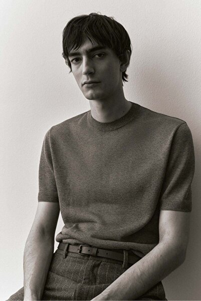 H&M Regular Fit Knitted T-shirt