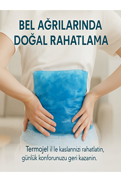 Vanaca Grup 3 Adet Sıcak Soğuk Kompres Jel Buz Paketi, Tekrar Kullanılabilir Isıtıcı, Soğutucu Termojel 26x35cm