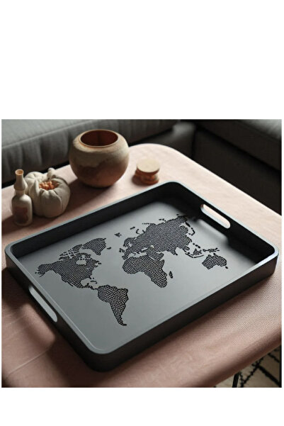 3DAKSESUAR Tasarımcı Tepsi "OneWorld"