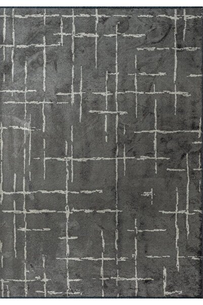 BM Home MARK AÇIK KREM - ANTRASİT 100X300 CM HALI