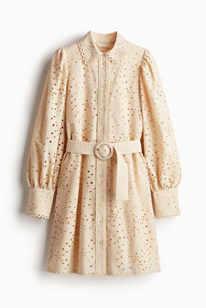 H&M Broderie anglaise shirt dress