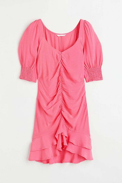 H&M Puff-sleeved dress