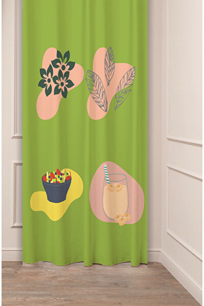 GREENDECOR Bohemian Vase Flower Leaf Pattern Special Design Digital Printed (...