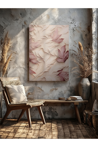 visdora Decorative Modern Leaf Pattern Home Office Kitchen Living Room Wall D...