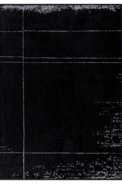 BM Home Barber Açık Gri - Siyah 100x200 Cm Halı