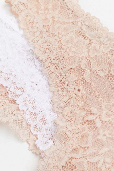 H&M 3-pack lace Brazilian briefs