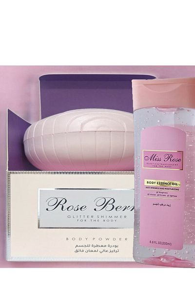 roseberry Roseberry Highly Concentrated Body Powder with Moisturizing Body Oil 400g