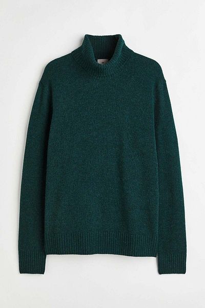 H&M Regular Fit Wool polo-neck jumper
