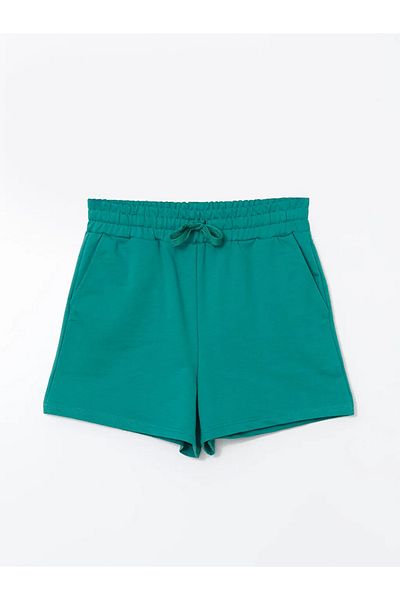 LC Waikiki Xside Green Elastic Waist Women Shorts