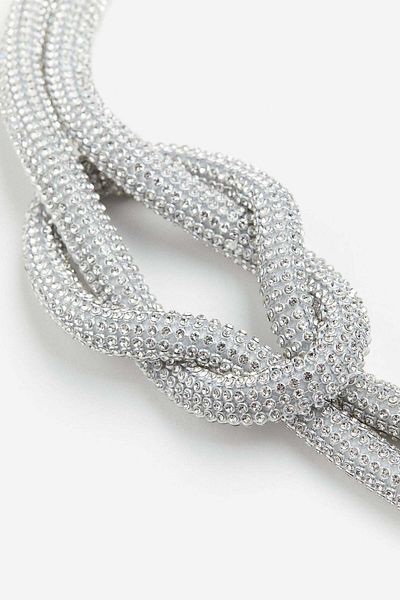 H&M Rhinestone waist belt