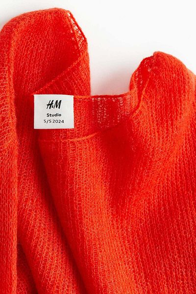 H&M Sheer mohair-blend jumper