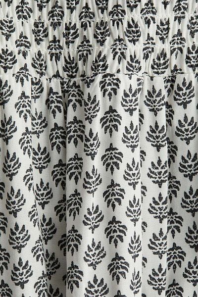 H&M Smocked tiered skirt