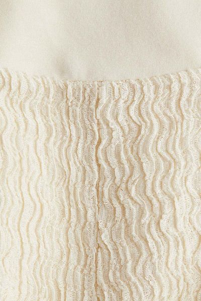 H&M MAMA Textured jersey trousers