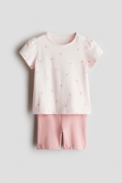 H&M 2-piece cotton jersey set