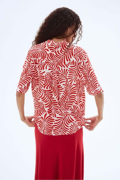 H&M Crinkled Viscose Shirt