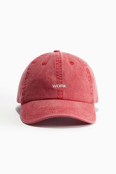 H&M Embroidered-motif cotton cap
