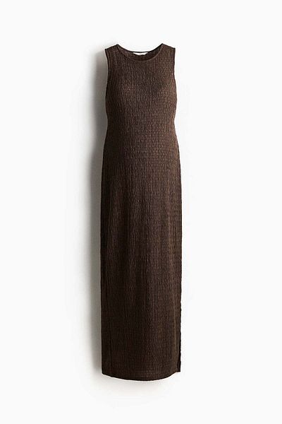 H&M MAMA Textured jersey dress