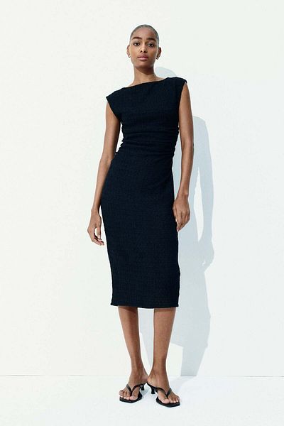 H&M Draped bodycon dress