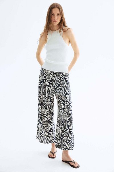 H&M Cropped pull-on trousers