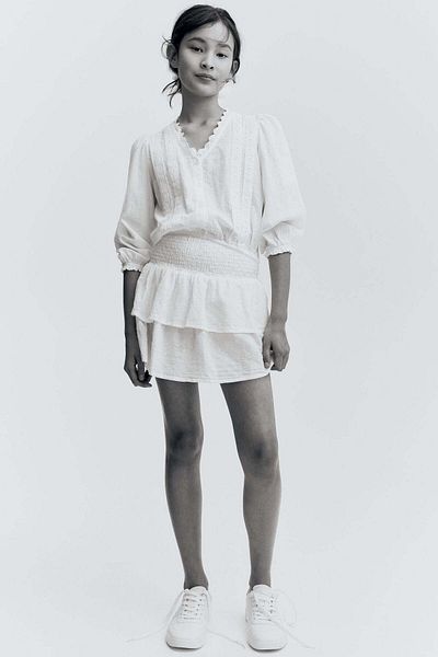 H&M Smocked skirt