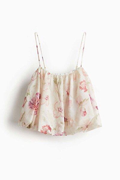 H&M Bubble-hem strappy top