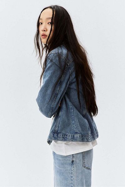 H&M Tapered-waist denim jacket