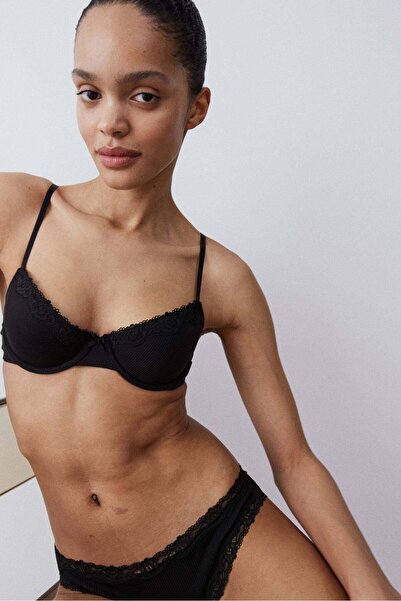 H&M Cotton demi push-up bra