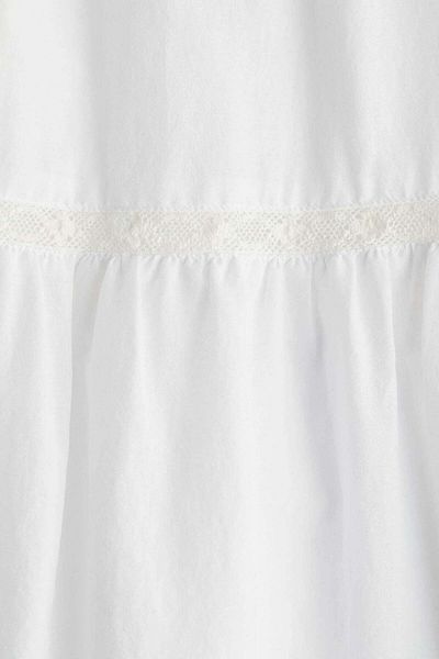 H&M Lace-inset maxi skirt