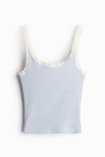 H&M Lace-trimmed vest top