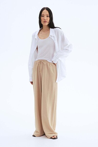 H&M Wide pull-on trousers