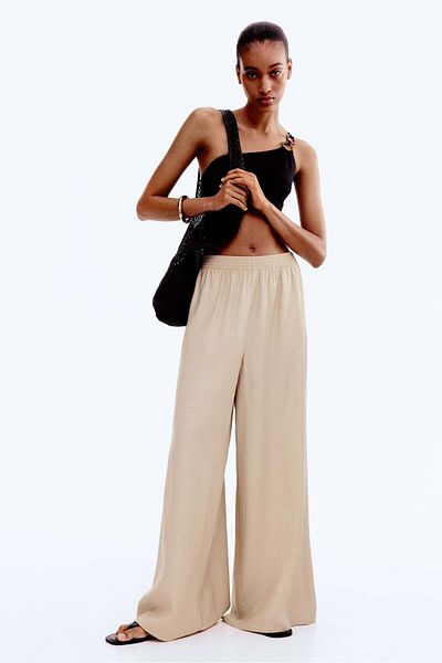 H&M Wide pull-on trousers