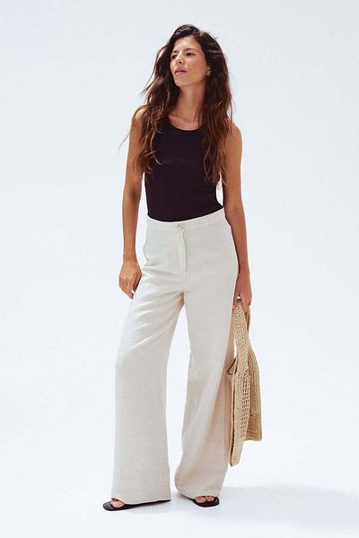 H&M Linen-blend Trousers