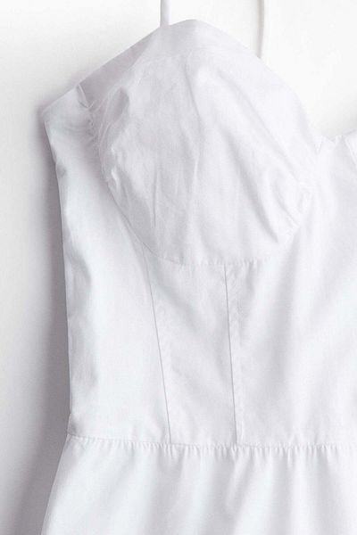H&M Tie-top poplin dress
