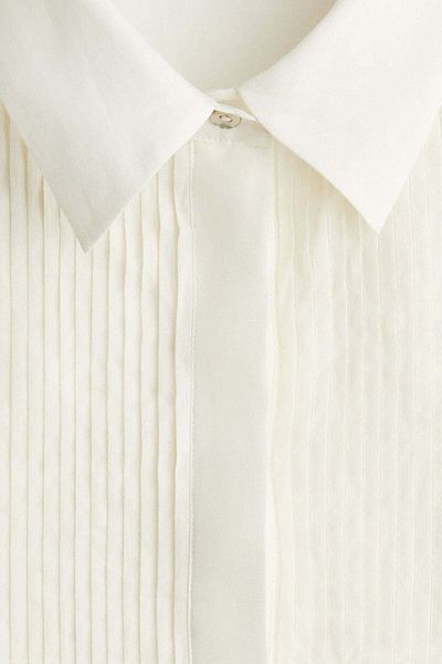 H&M Ramie tuxedo shirt