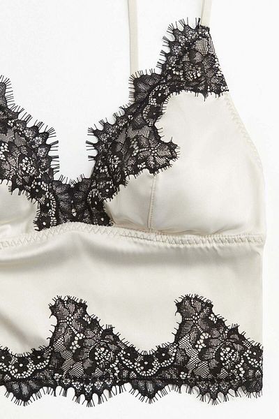 H&M Padded satin bralette