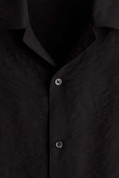H&M Regular Fit Jacquard-weave resort shirt