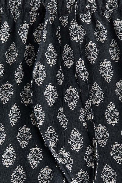 H&M Straight drawstring trousers