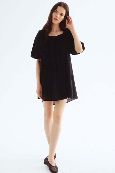 H&M Balloon-sleeved tunic dress