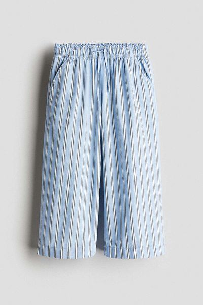 H&M Wide cotton trousers
