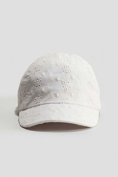 H&M Bow-detail Muslin Cap