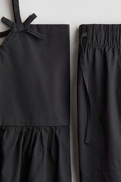 H&M 2-piece cotton poplin set