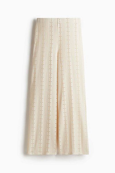 H&M Lace jersey trousers